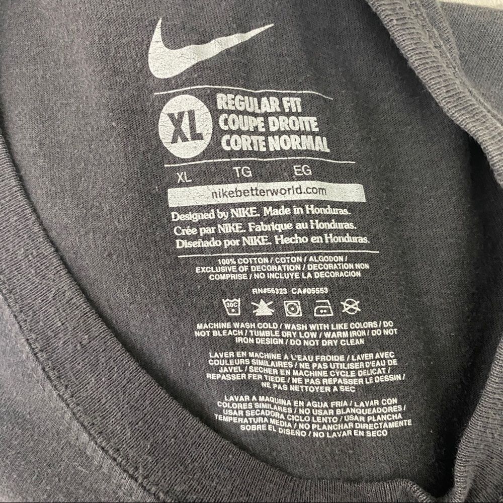 Nike Gray Regular Fit KC Short sleeve shirt Size XL - Picture 5 of 5